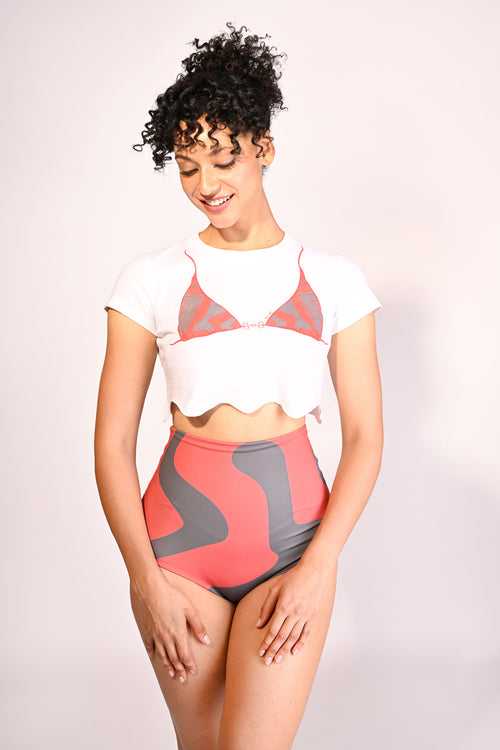 Bikini Illusion Slim Fit T-shirt