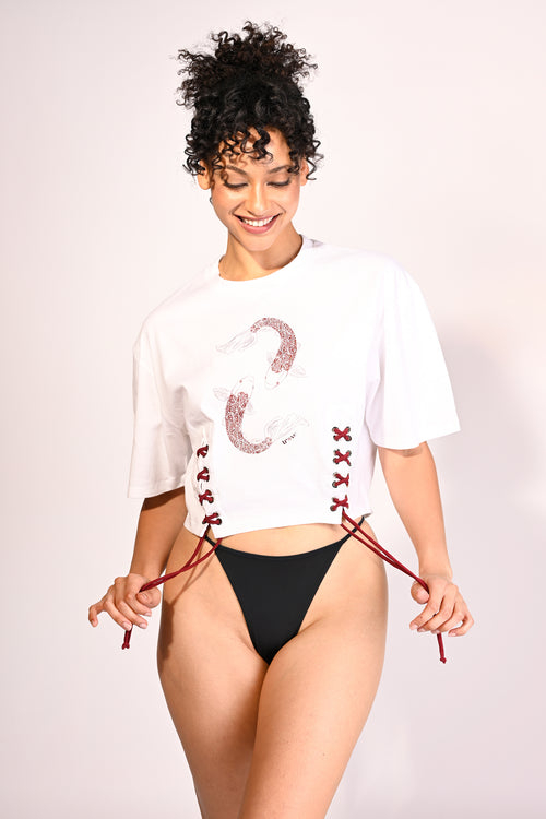 Koi Fish Oversized Fit T-Shirt