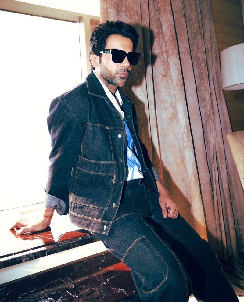 Rajkummar Rao In Resort Shirt In Ocean Splash Print