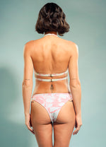 Oceanic Ripple Bikini Set in Imprint of Flow in Pastel Wavelets