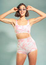 Tankini in Imprints of Pastel Flow in Wavelets