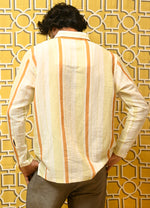 Regular Fit Resort Shirt in Whispering Strips