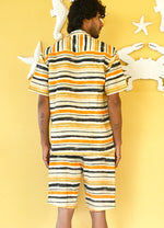 Linen Co-ord in Hilife Stamped Stripes