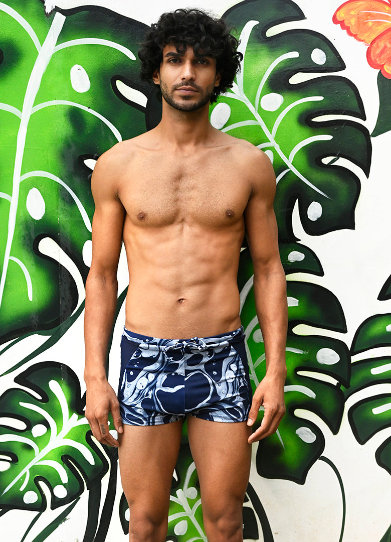 Elevated Swim Trunks in  in Imprints of Flow Vivid Wavelets